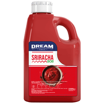 Dream Sauce Sriracha Hot Chili Sauce, 2.25 kg Foodservice Jar - Aladdin Business