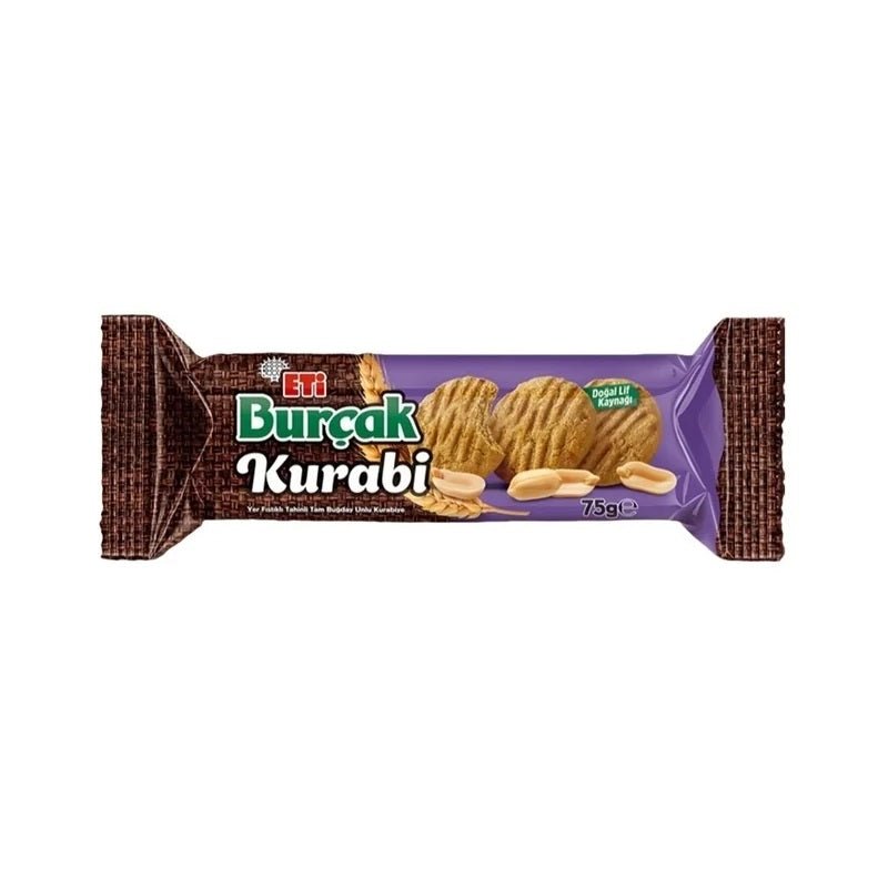 Eti Burcak Peanut & Tahini Grain Cookies, 74g Pack - Aladdin Business