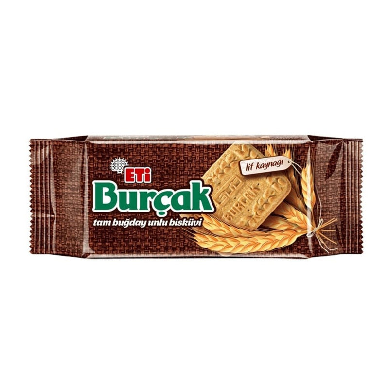 Eti Burcak Whole Wheat Biscuits, 24 - Pack Case (131g Each) - Aladdin Business