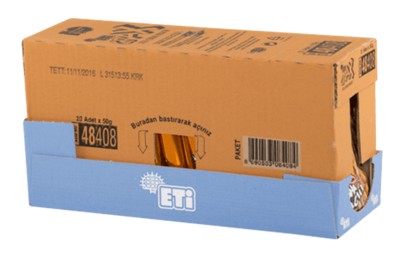Eti Crax Spicy Stick Crackers - Authentic Turkish Snack (20 x 50g) - Aladdin Business