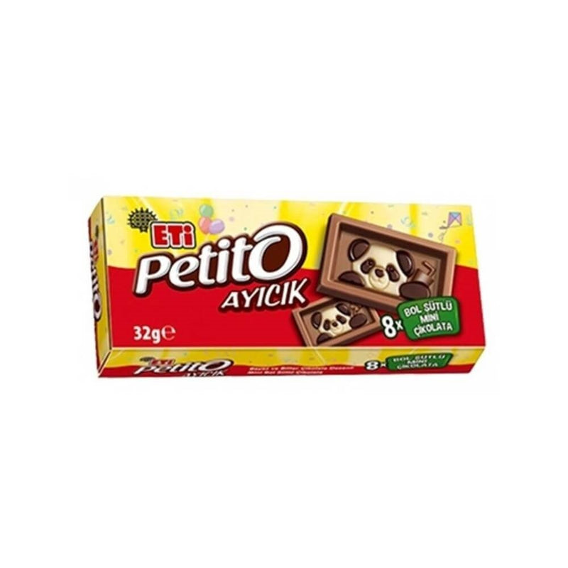 Eti Petito Mini Milk Chocolate Bears - Delightful 16 - Count Pack - Aladdin Business