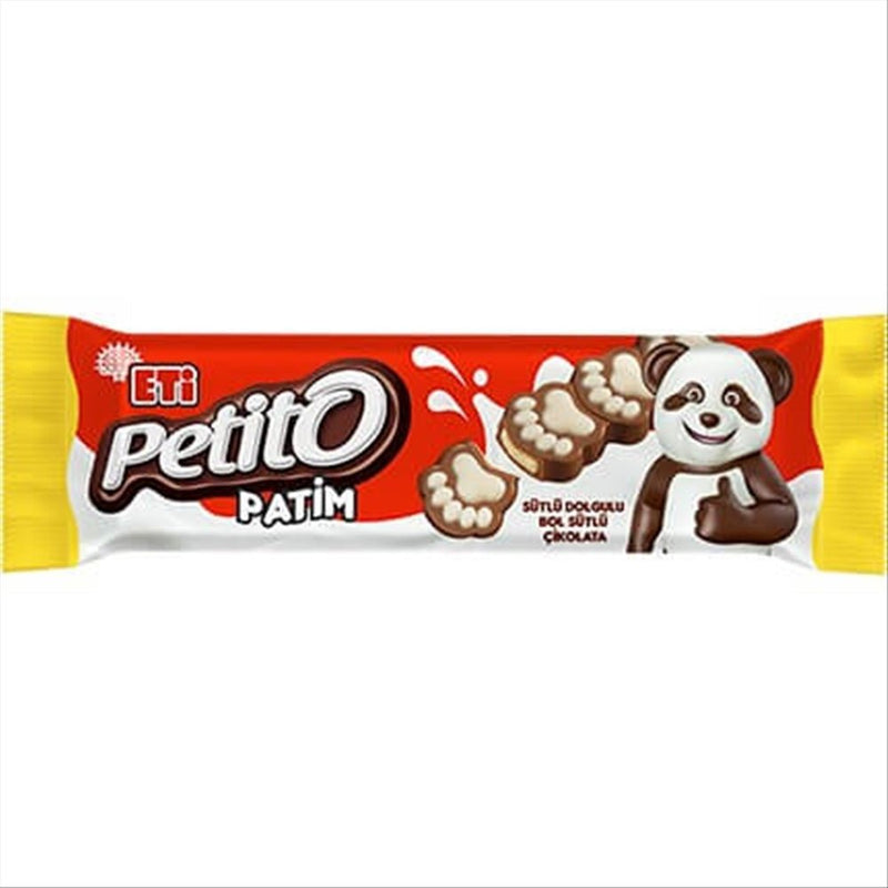Eti Petito Paw Print Mini Chocolate Bars, 15 - Pack (18g Each) - Aladdin Business
