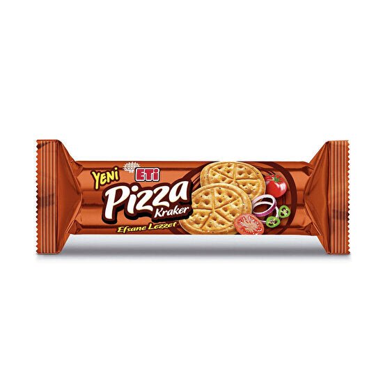 ETI Pizza Crackers 63g - Savory Turkish Snack - Aladdin Business