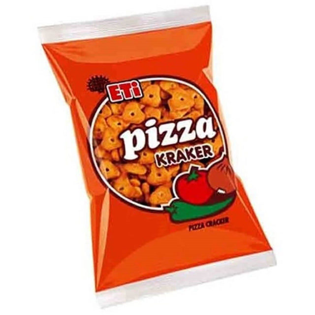 Eti Pizza Kraker 76g - 14 - Pack Savory Turkish Snack Crackers - Aladdin Business