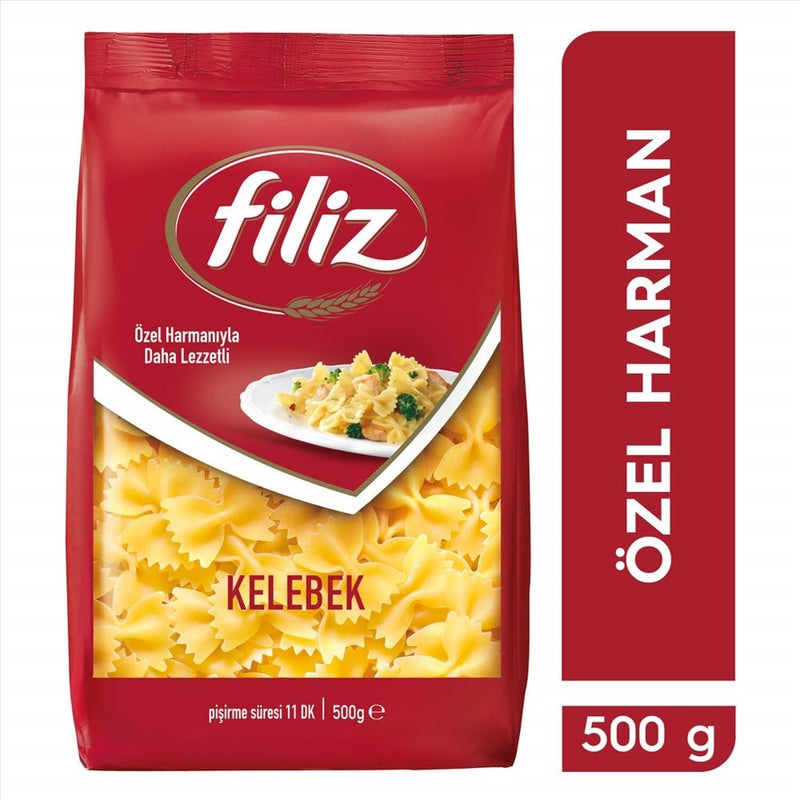 Filiz Kelebek Butterfly Pasta, Traditional Turkish Farfalle, 500g - Aladdin Business