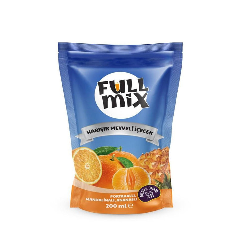 Fullmix Refreshing Orange, Tangerine & Pineapple Mixed Fruit Drink 200ml - Aladdin Business
