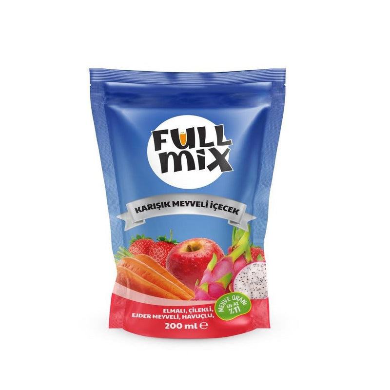 Fullmix Strawberry Dragon Fruit Carrot Blend Fruit Drink 200ml - Aladdin Business