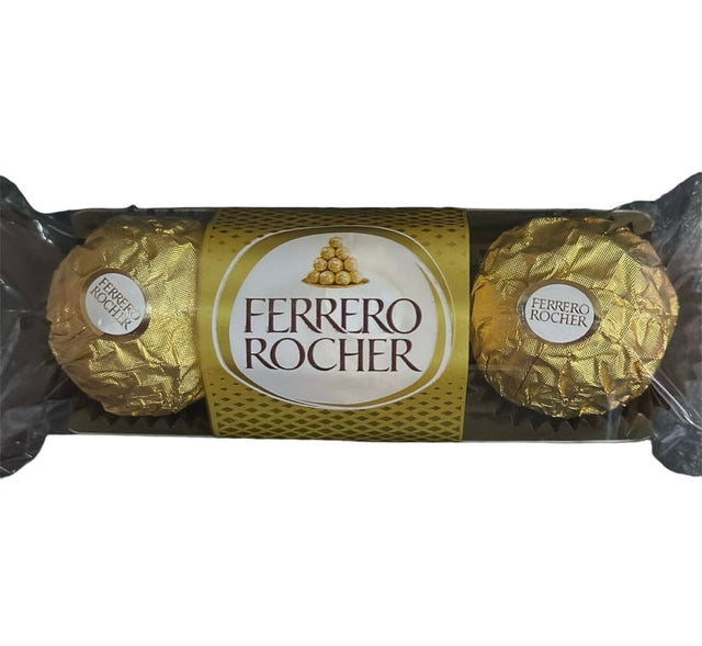 Gourmet Rocher Hazelnut Chocolates - 3 - Piece Gift Pack - Aladdin Business