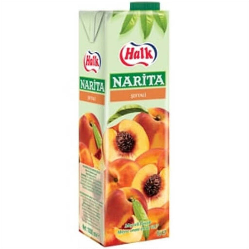 Halk Narita Peach Fruit Nectar Drink, 1 Liter - Aladdin Business