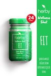 Herb Fit Matcha Shots - 24 Count Plant - Based Wellness Drink, 60ml Each - Aladdin Business