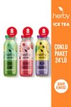 Herb Unsweetened Iced Tea Sampler - 24 - Pack Sugar - Free Drink, 250ml Bottles - Aladdin Business