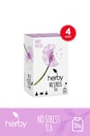 Herby Relaxing No Stress Herbal Tea with Passionflower - 4 - Pack Wellness Blend - Aladdin Business