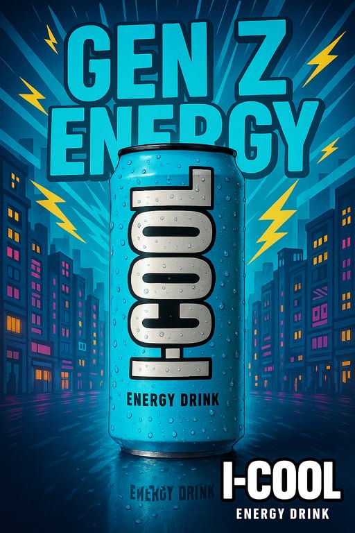 I - COOL 500ml Energy Drink - Invigorating Boost for Peak Performance - Aladdin Business
