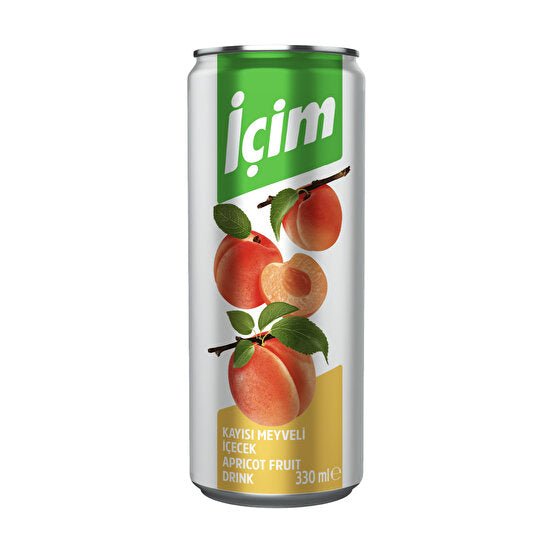 Icim Turkish Apricot Fruit Drink Cans - 12 x 330ml Pack - Aladdin Business