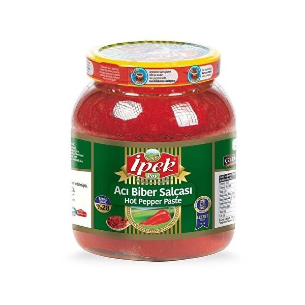 Ipek Authentic Turkish Hot Pepper Paste, Village Style Salca, 1600g Jar - Aladdin Business