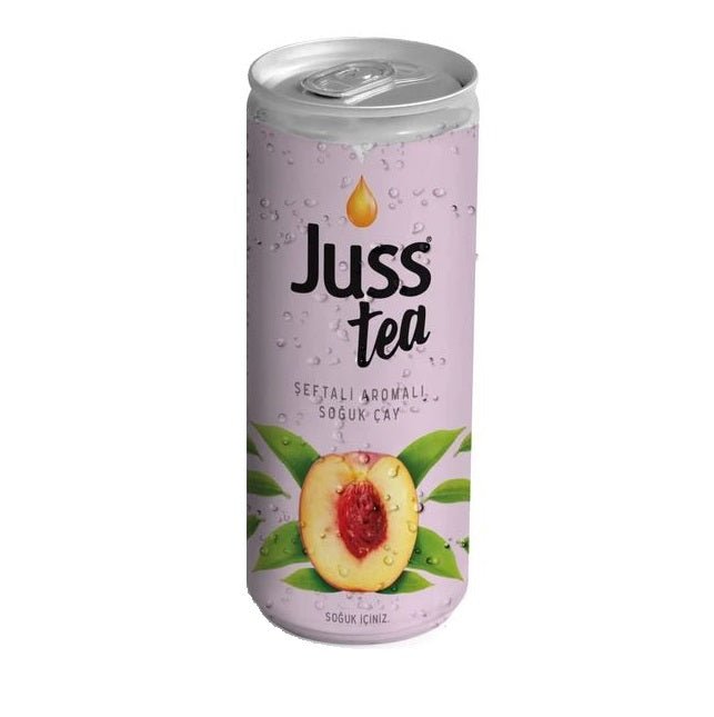Juss Peach Flavored Iced Tea - Refreshing 250ml Beverage - Aladdin Business