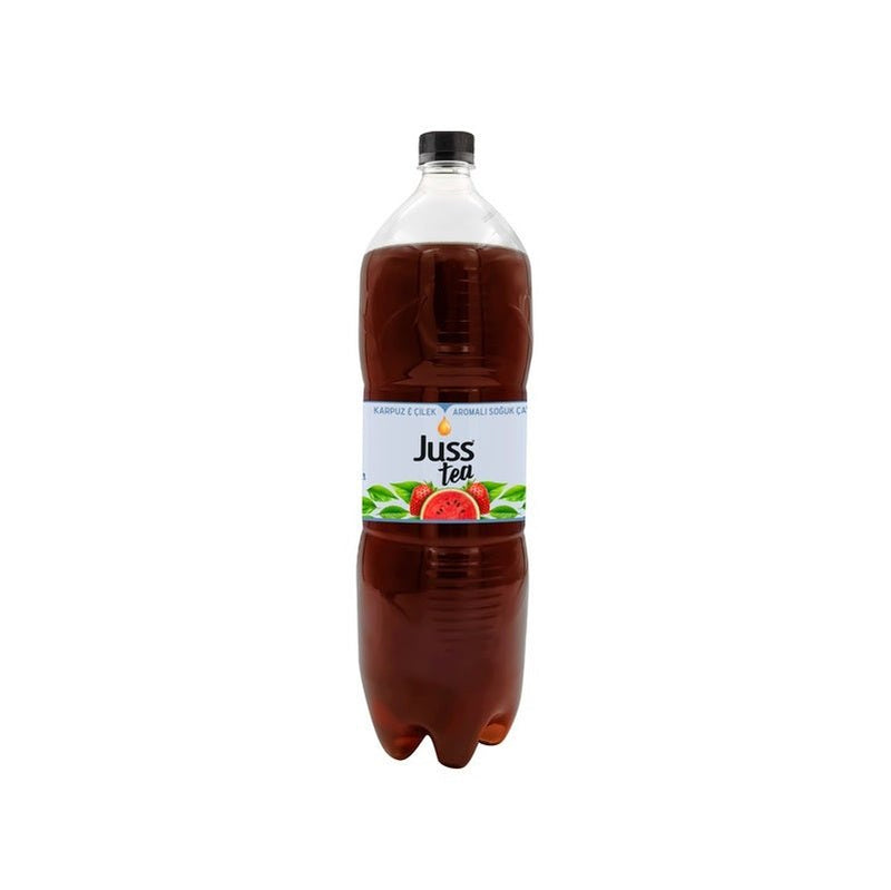 Juss Watermelon Strawberry Iced Tea Drink, 2.5 Liter Bottle - Aladdin Business