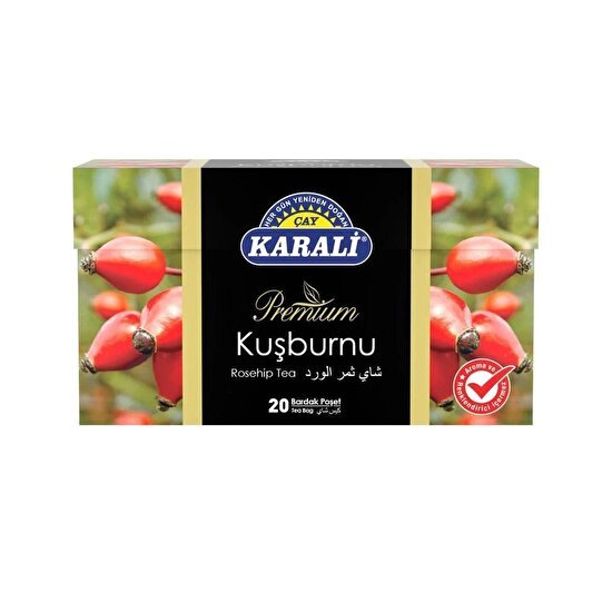 Karali Premium Rosehip Tea 20 - Pack - Authentic Turkish Herbal Infusion - Aladdin Business