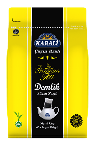 Karali Premium Turkish Black Tea Bags for Teapot, 40 - Count (960g) - Aladdin Business