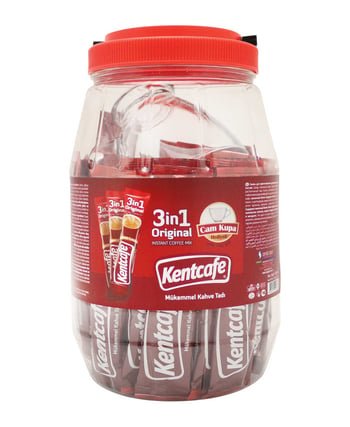 Kent Boringer Kentcafe 3 - in - 1 Instant Coffee Mix with Free Mug - 36 Servings - Aladdin Business