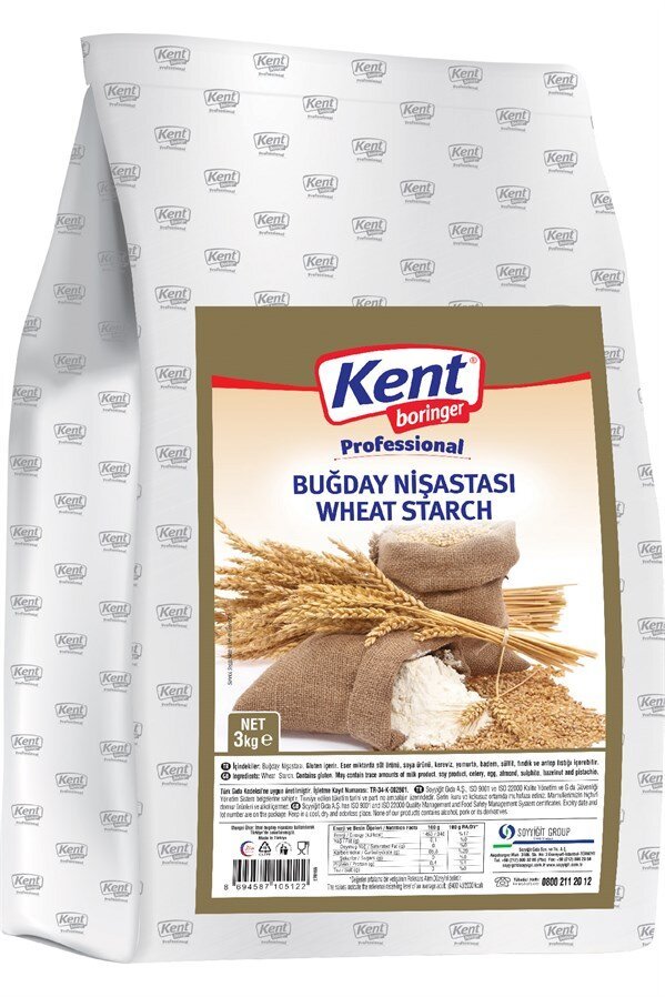 Kent Boringer Premium Wheat Starch 3 kg - Baking & Thickening - Aladdin Business