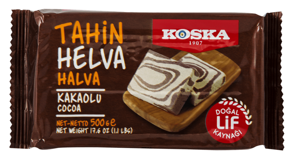 Koska Cocoa Halva (Helva) | Authentic Turkish Sweet | 500g - Aladdin Business
