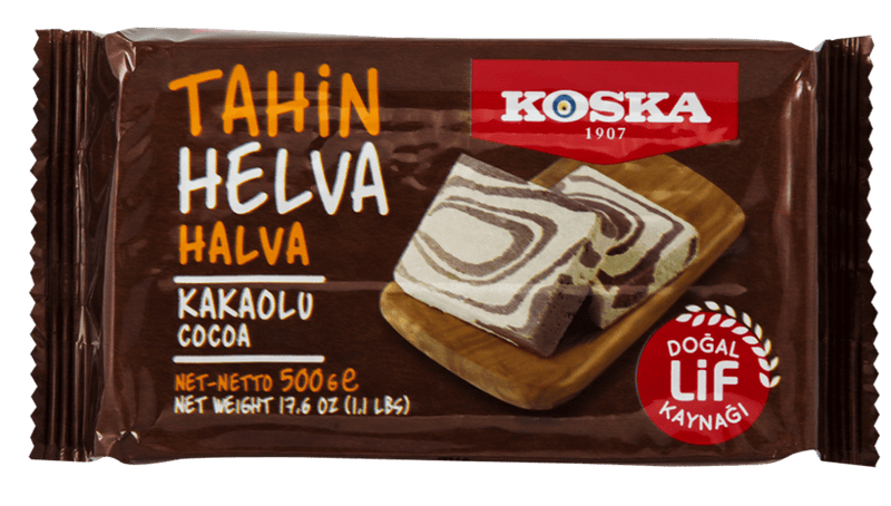 Koska Cocoa Halva (Helva) | Authentic Turkish Sweet | 500g - Aladdin Business