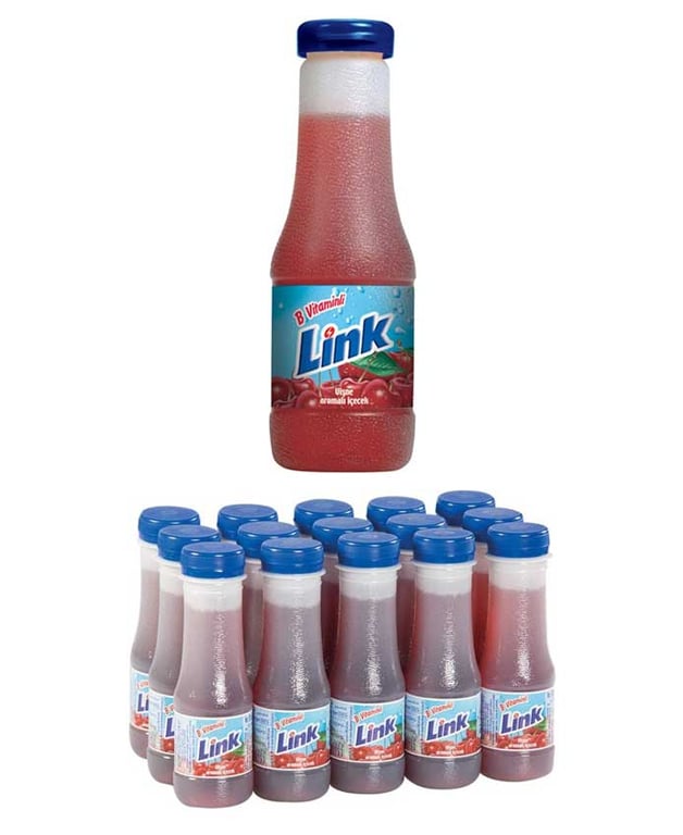 Link Sour Cherry Juice Drink 200ml - Refreshing Turkish Fruit Beverage - Aladdin Business