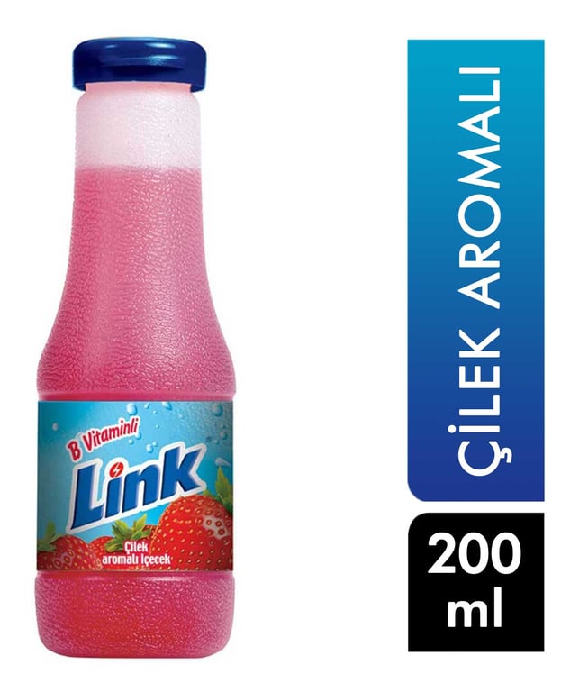 Link Strawberry Flavored Drink 200ml - Refreshing Ready - to - Drink Beverage - Aladdin Business