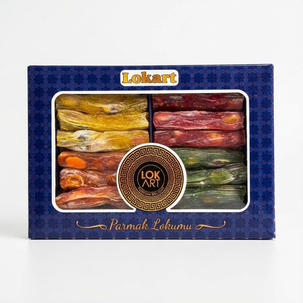 Premium Assorted Finger Turkish Delight Lokum - 24 Pieces x 200g