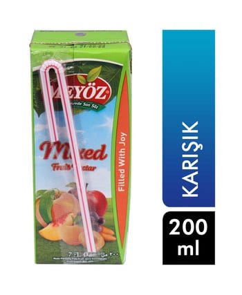 Meyoz Turkish Mixed Fruit Juice 200ml - Refreshing Blend - Aladdin Business