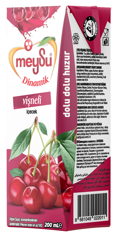 Meysu Dynamic Sour Cherry Drink 200ml - 27 Pack - Aladdin Business