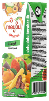 Meysu Mixed Fruit Drink 200ml - 27 - Count Pack - Aladdin Business