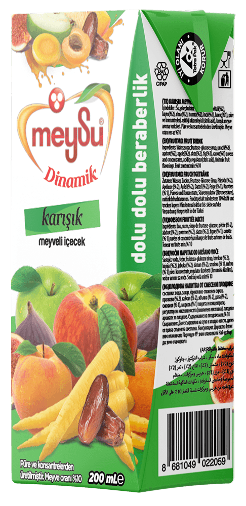 Meysu Mixed Fruit Drink 200ml - 27 - Count Pack - Aladdin Business