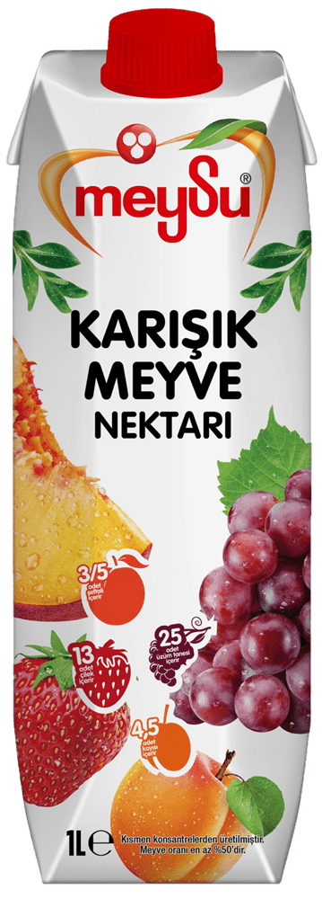 Meysu Mixed Fruit Nectar 1L - Authentic Turkish Beverage - Aladdin Business