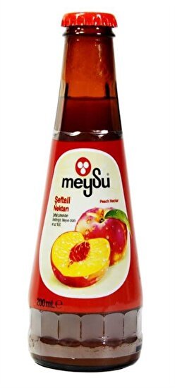 Meysu Peach Nectar Glass Bottles | 12x 200ml Case | Refreshing Drink - Aladdin Business
