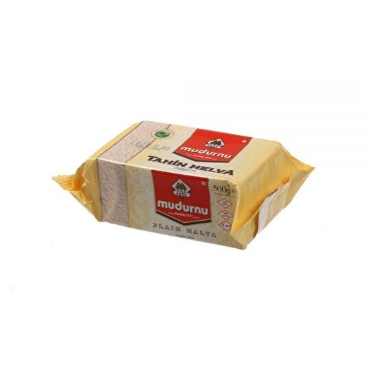 Mudurnu Plain Tahini Halva 500g - Traditional Turkish Sesame Dessert - Aladdin Business