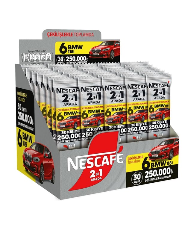 Nescafe 2 - in - 1 Instant Coffee Mix Sticks - Convenient 48 - Pack, 10g Each - Aladdin Business