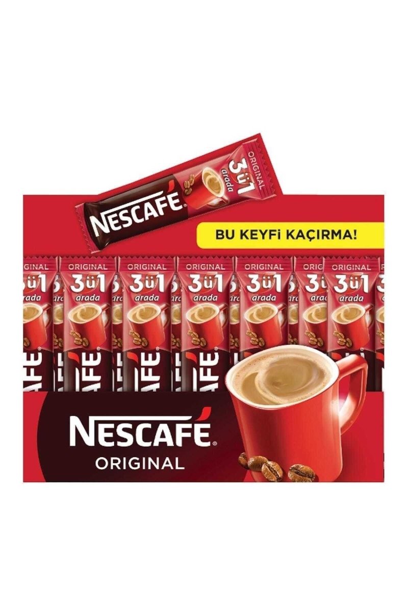 NESCAFE 3 - in - 1 Instant Coffee Mix - 56 Sachets, 17.5g Each - Aladdin Business