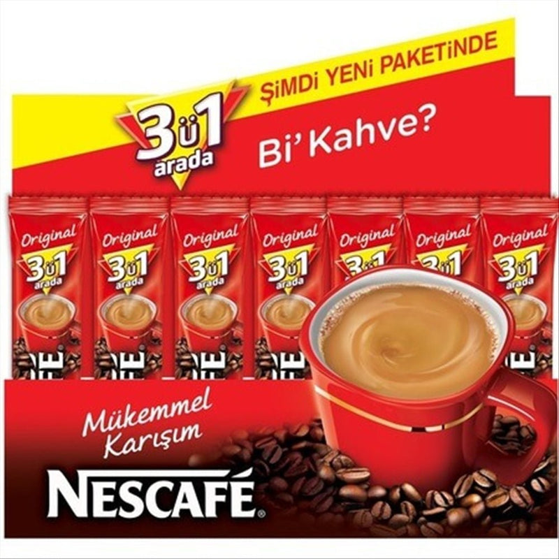 NESCAFE 3 - in - 1 Instant Coffee Mix - 96 Count Sachets, 17.5g Each - Aladdin Business