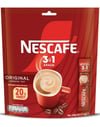 Nescafe 3 - in - 1 Original Instant Coffee Mix - 20 Count Sachets - Aladdin Business