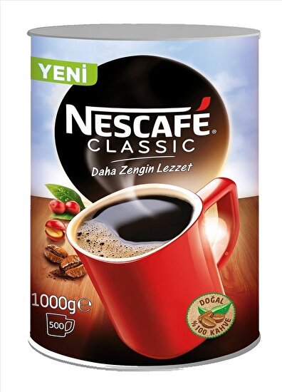 NESCAFE Classic 1kg Instant Coffee Tin - Rich Aromatic Taste - Aladdin Business