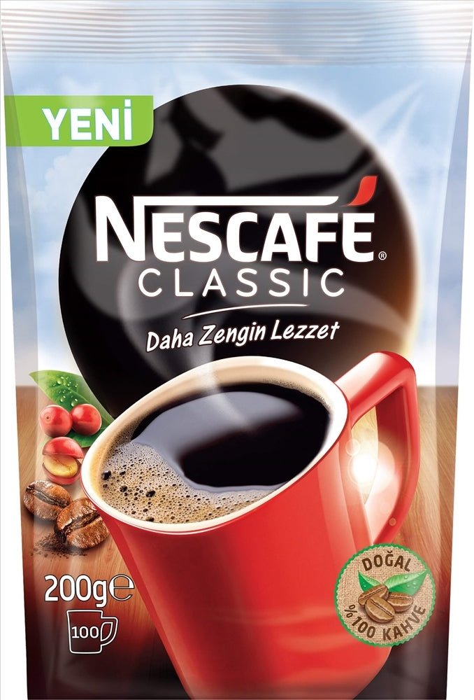 NESCAFE Classic Instant Coffee 200g - Rich & Smooth Brew - Aladdin Business