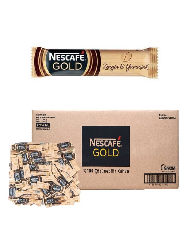 Nescafe Gold Premium Instant Coffee - 2g Individual Sachets - Aladdin Business