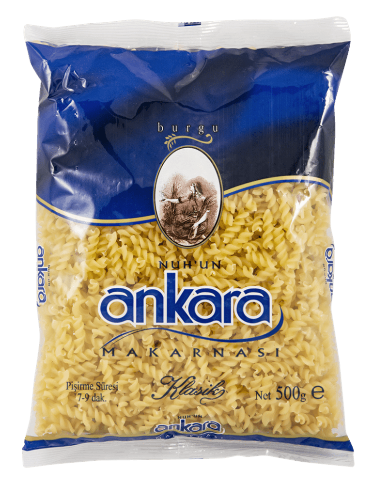 Nuh Un Ankara Fusilli Pasta | Premium Durum Wheat Semolina | 500g - Aladdin Business