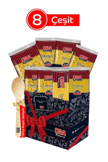 Oba Makarna Assorted Pasta Variety Pack - 7 x 500g Premium Turkish Pasta - Aladdin Business