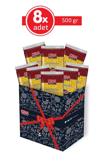 Oba Turkish Thin Cut Pasta, 500g Retail Packs (Case of 8) - Aladdin Business
