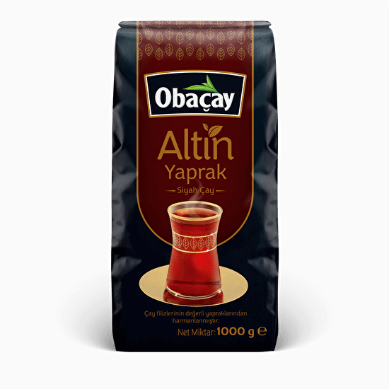 Obacay Golden Leaf Black Tea - Authentic Turkish Loose Leaf 1kg - Aladdin Business