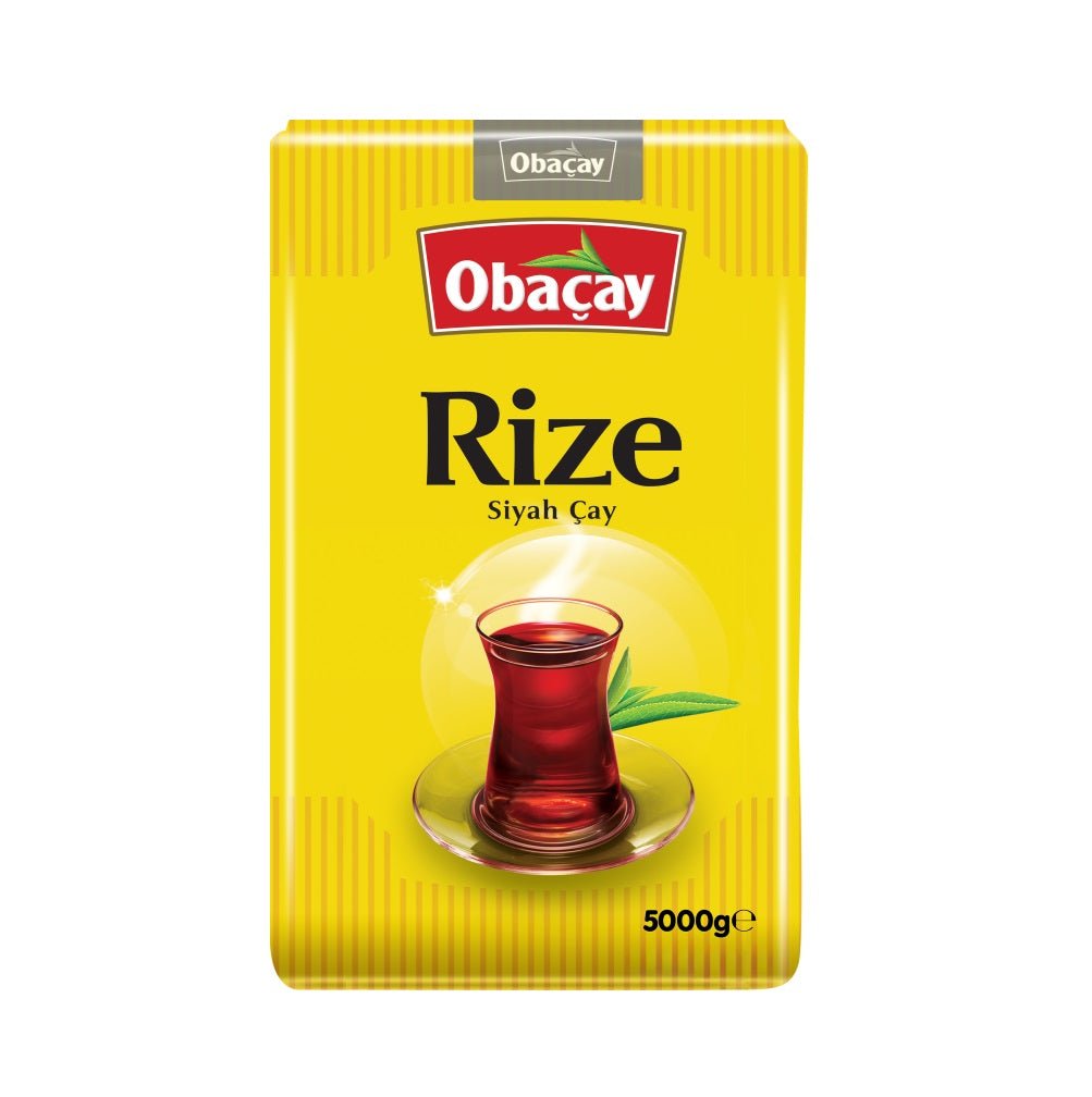 Obacay Rize Loose Leaf Turkish Black Tea 5000g – Authentic Flavor - Aladdin Business