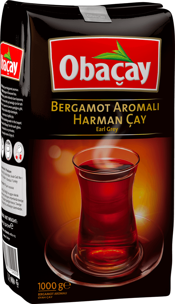Obacay Turkish Bergamot Flavored Black Tea, 1 kg - Aladdin Business